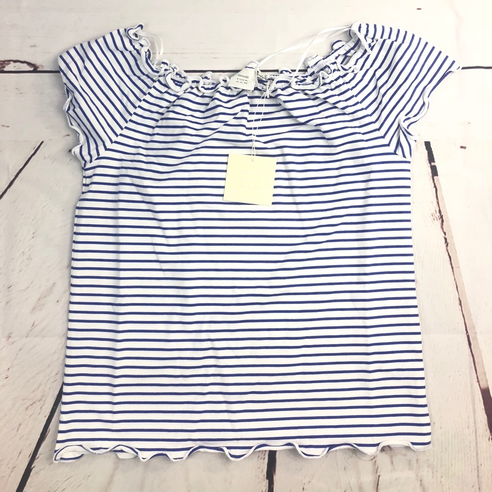Good Luck Gem off Shoulder Top
